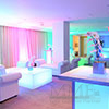 Ambient lighting design provides atmospheric sensibilities to Miami event